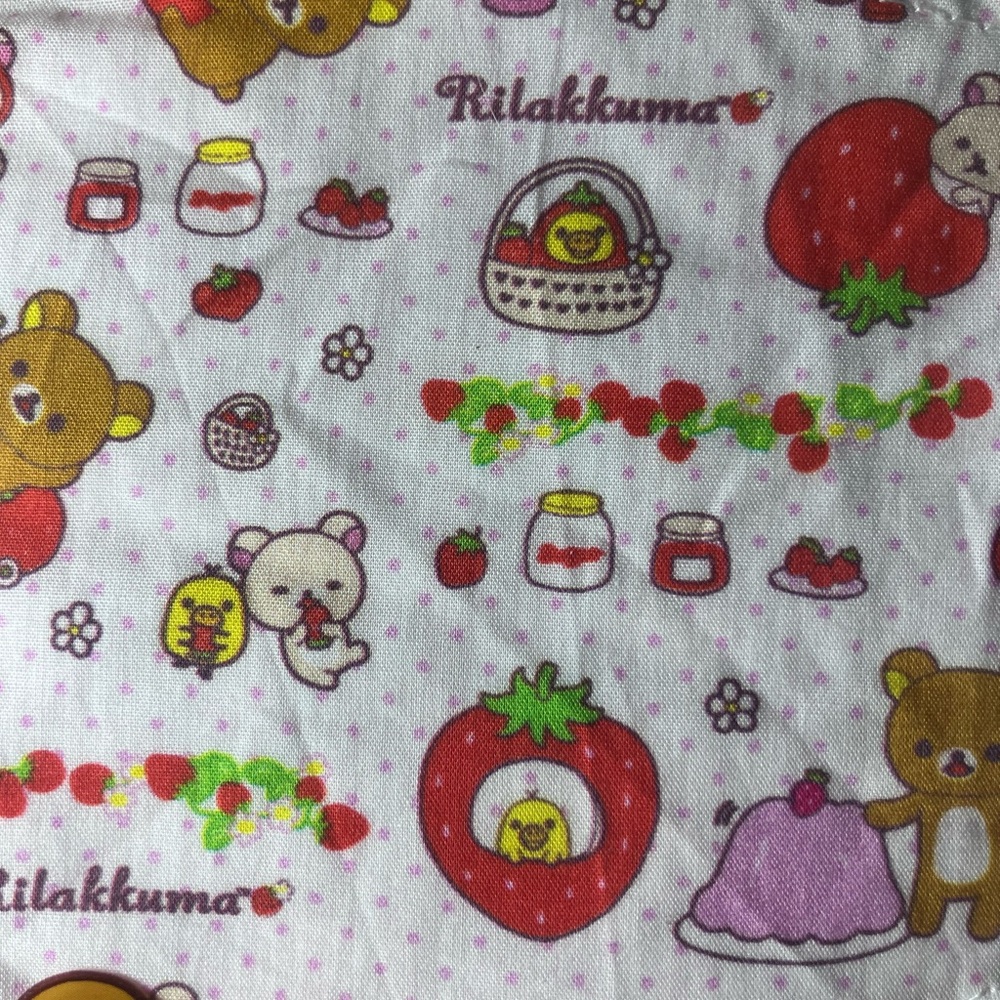 ๐ท San-X Rilakkuma Strawberry Reusable Mask, Adult Size โ NWT - Picture 3 of 3
